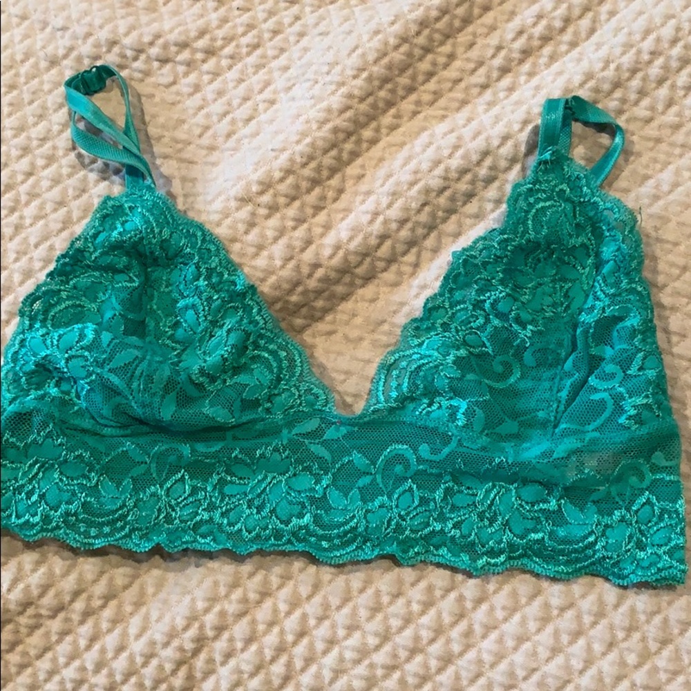 Turquoise Lace Bralette